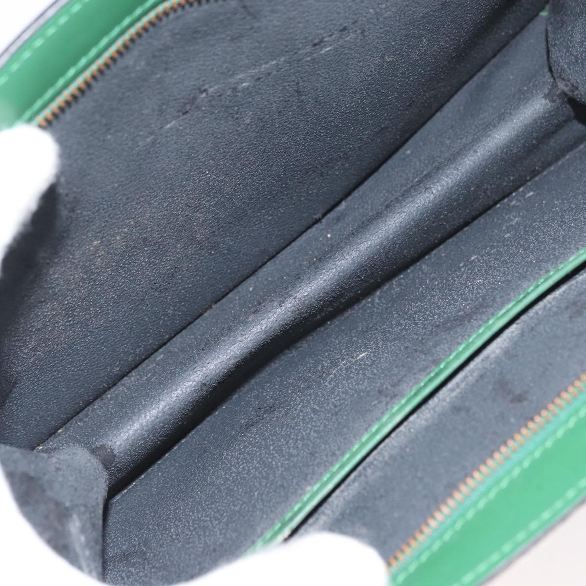 LOUIS VUITTON Epi Trousse Crete Pouch Green M48404 LV Auth AMZ046