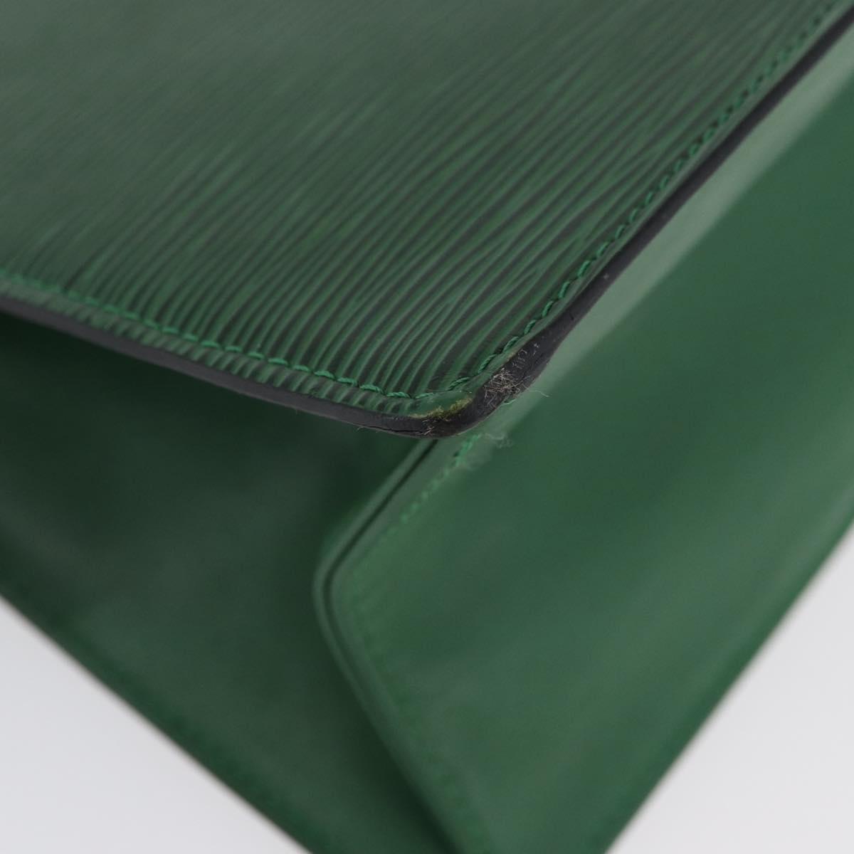LOUIS VUITTON Epi Trousse Crete Pouch Green M48404 LV Auth AMZ046