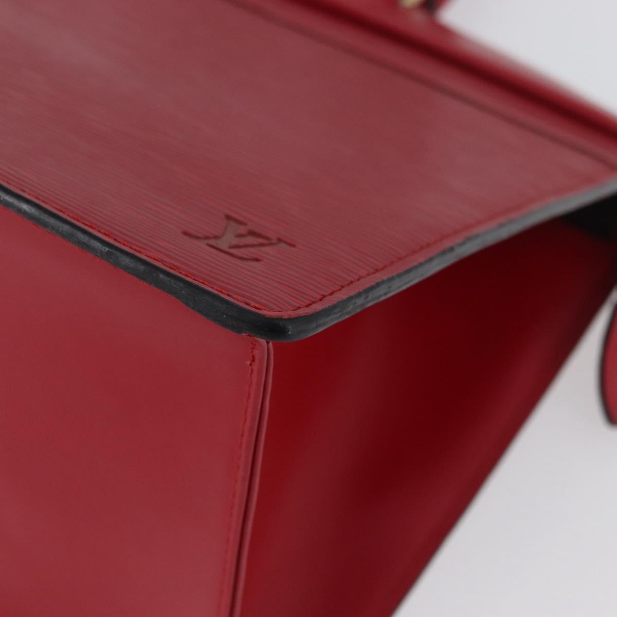 LOUIS VUITTON Epi Riviera Hand Bag Red M48187 LV Auth AMZ061