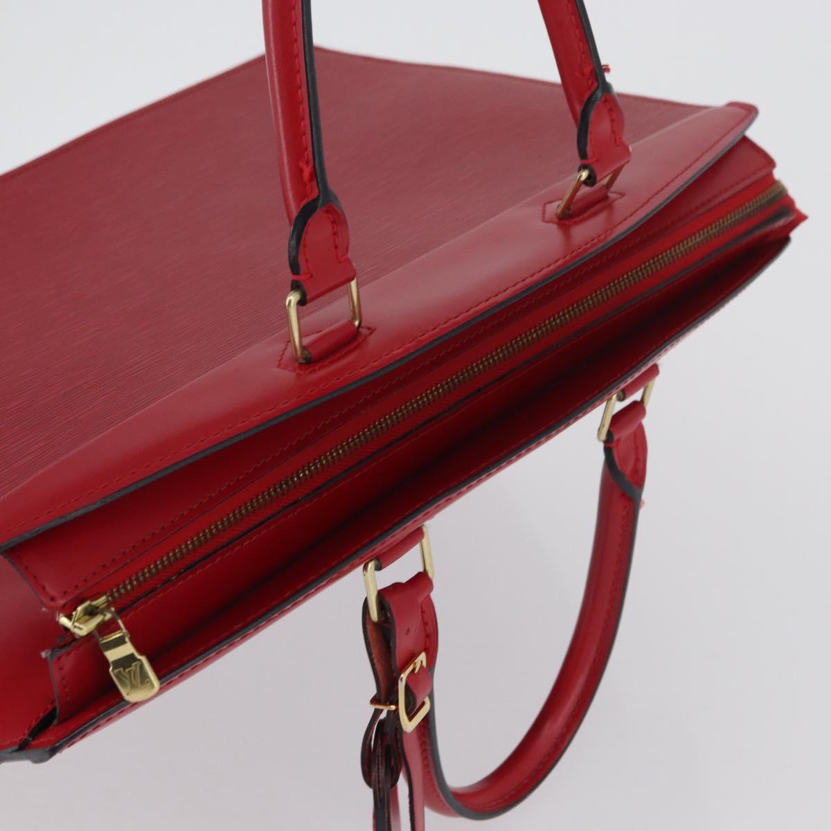 LOUIS VUITTON Epi Riviera Hand Bag Red M48187 LV Auth AMZ061
