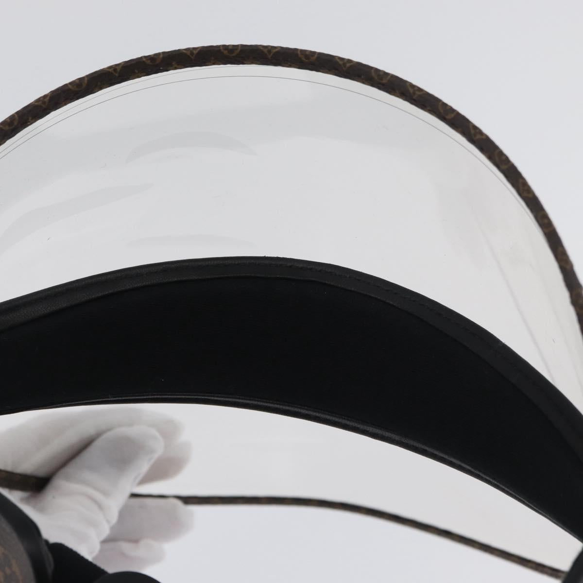 LOUIS VUITTON Monogram Viger LV Shield Sun Visor M76727 LV Auth AMZ063A