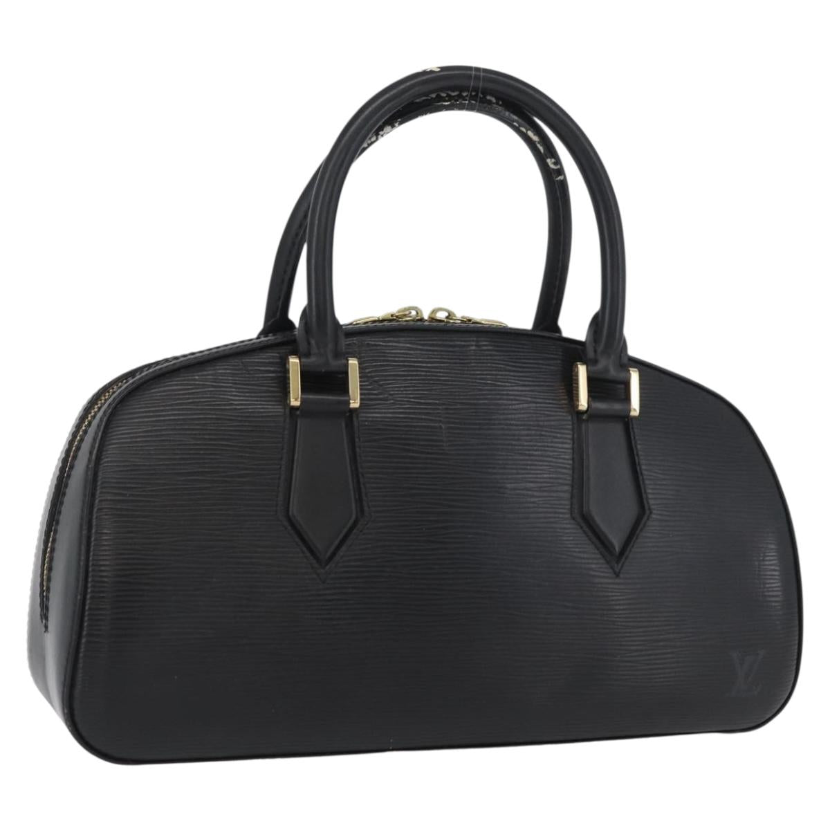 LOUIS VUITTON Epi jasmine Hand Bag Black M52852 LV Auth AMZ065