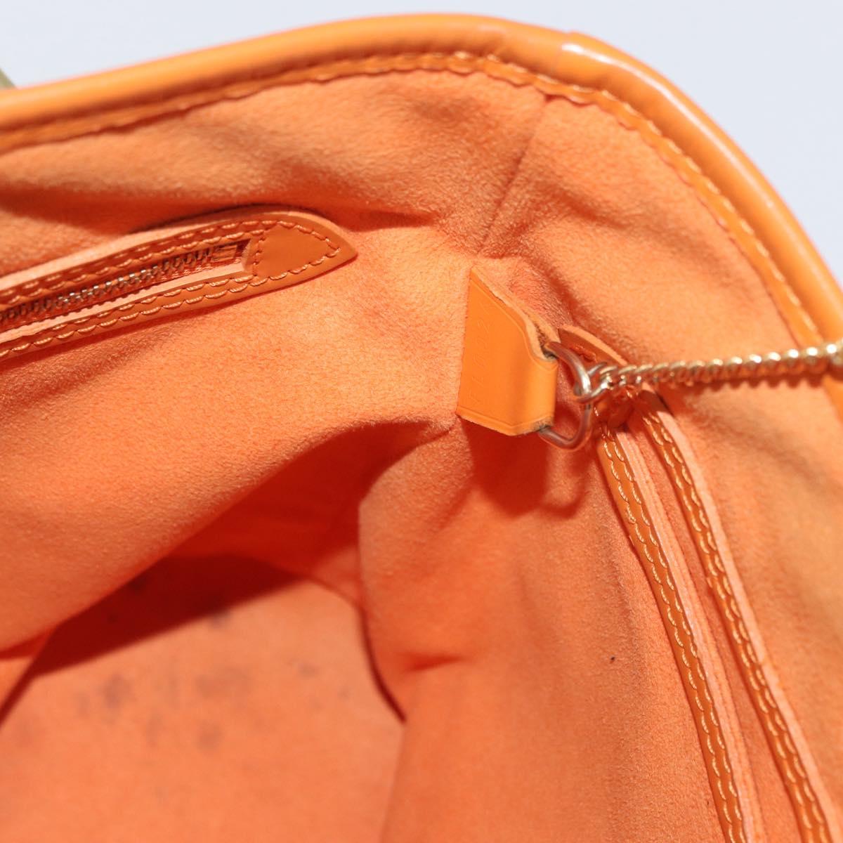 LOUIS VUITTON Epi Bucket PM Shoulder Bag Orange Mandarin M5899H LV Auth AMZ076A