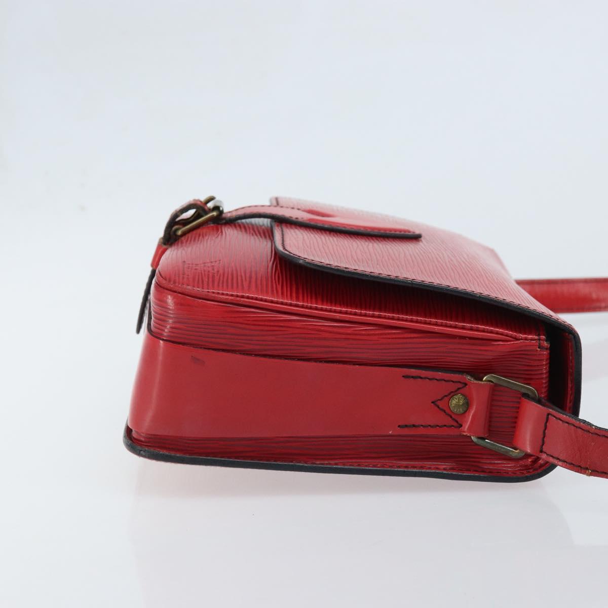 LOUIS VUITTON Epi Cartesier MM Shoulder Bag Red M52247 LV Auth AMZ097