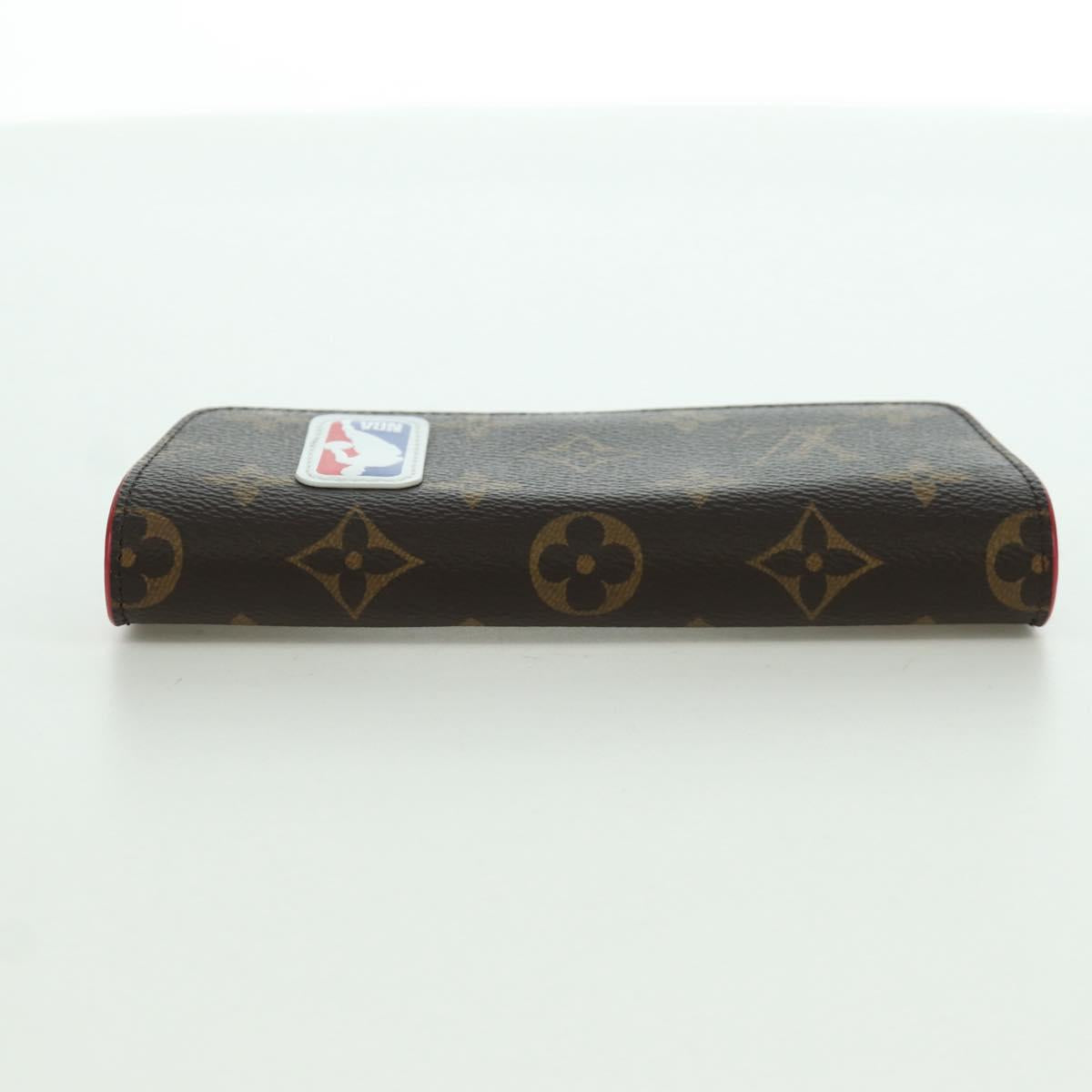 LOUIS VUITTON Monogram NBA Etui Lunette Woody Glasses Case GI0561 Auth AMZ110M