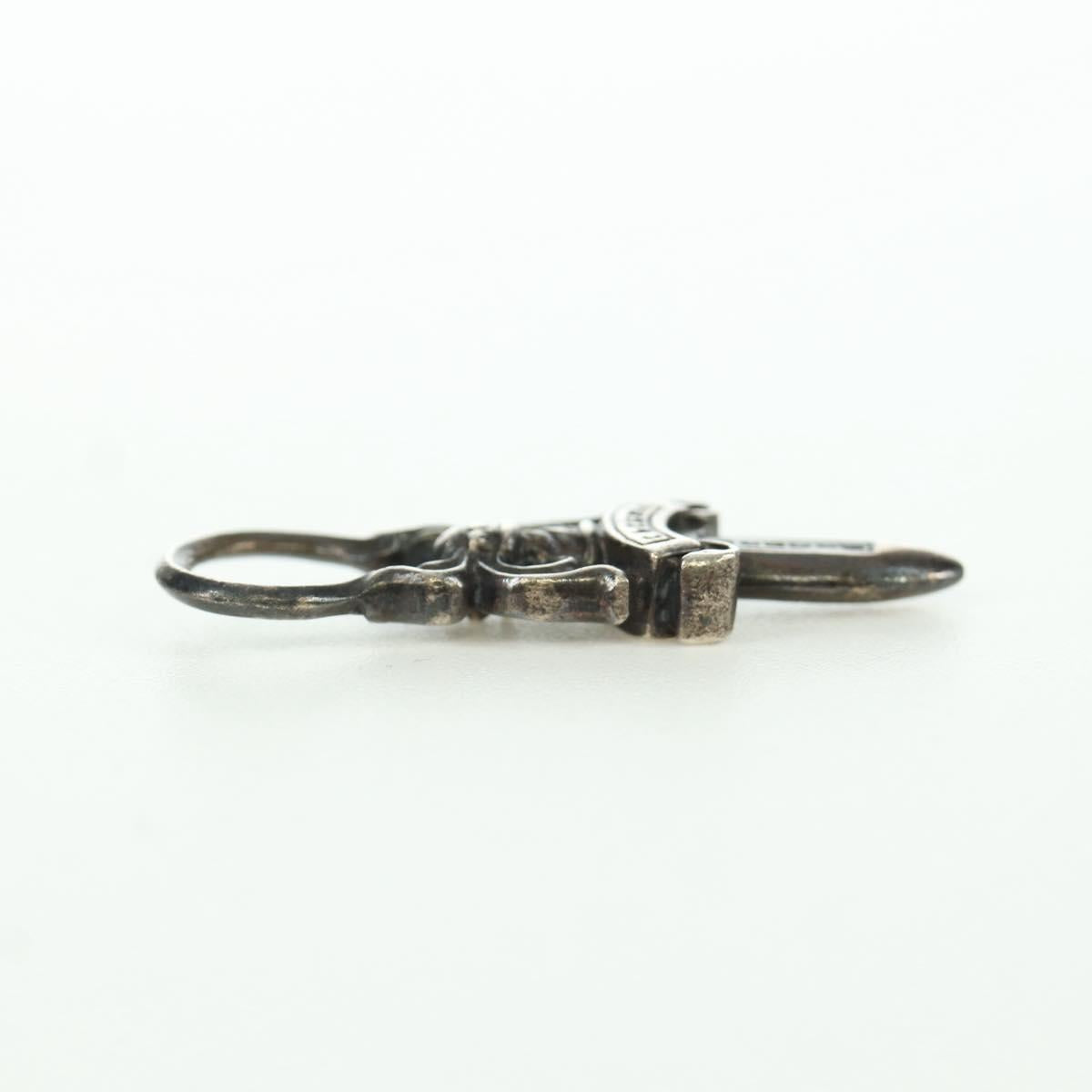 Chrome Hearts Dagger Pendant Top Ag925 Silver Auth AMZ116SM