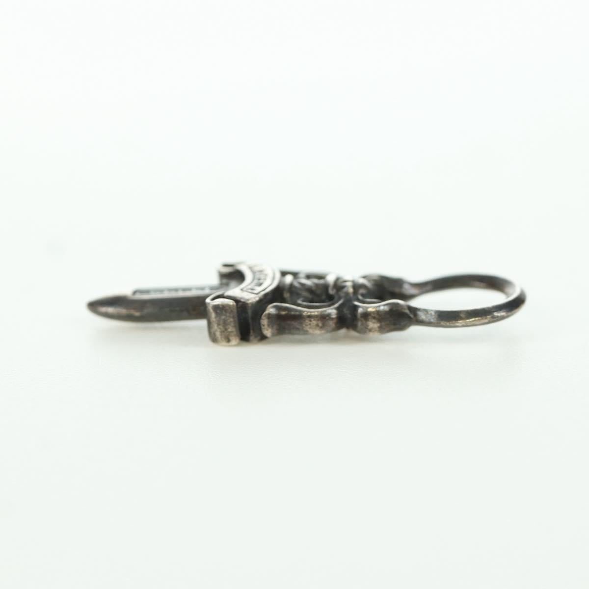 Chrome Hearts Dagger Pendant Top Ag925 Silver Auth AMZ116SM