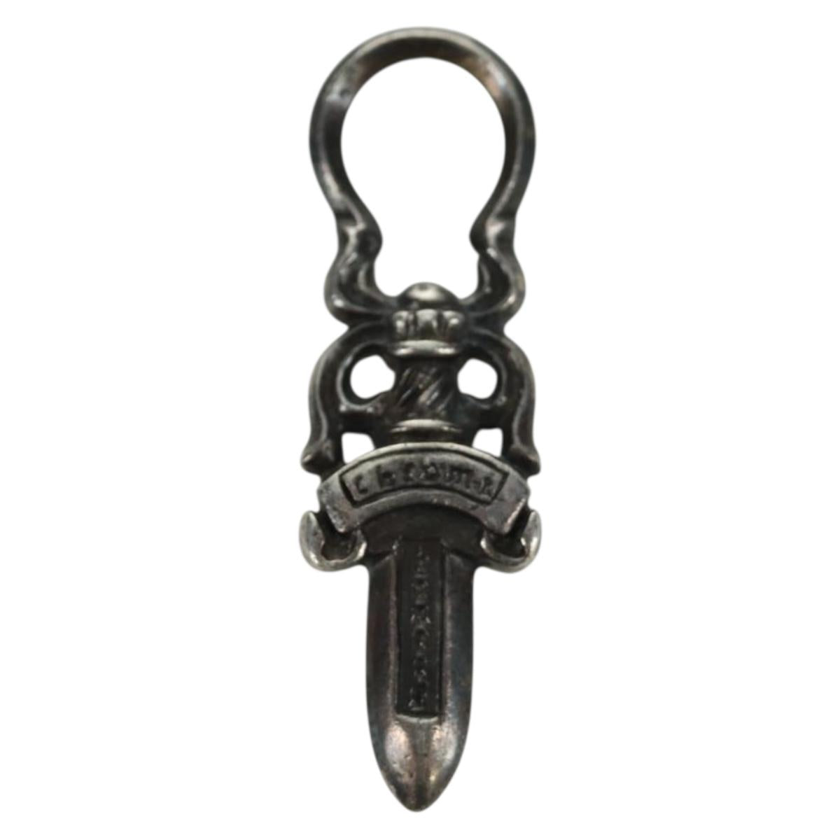 Chrome Hearts Dagger Pendant Top Ag925 Silver Auth AMZ116SM
