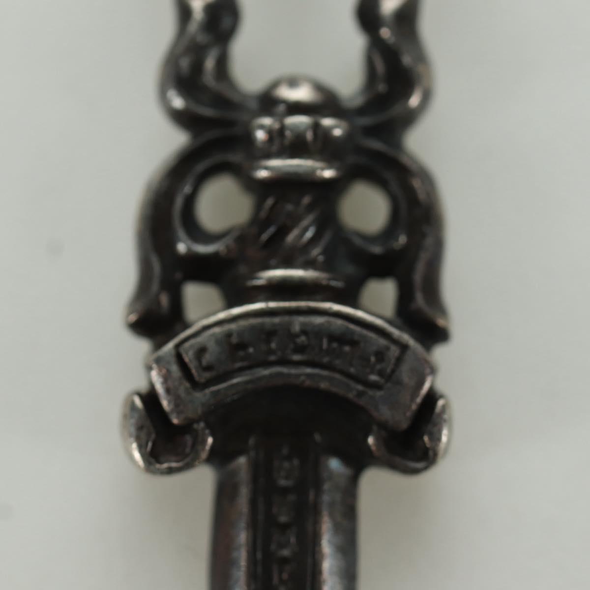 Chrome Hearts Dagger Pendant Top Ag925 Silver Auth AMZ116SM