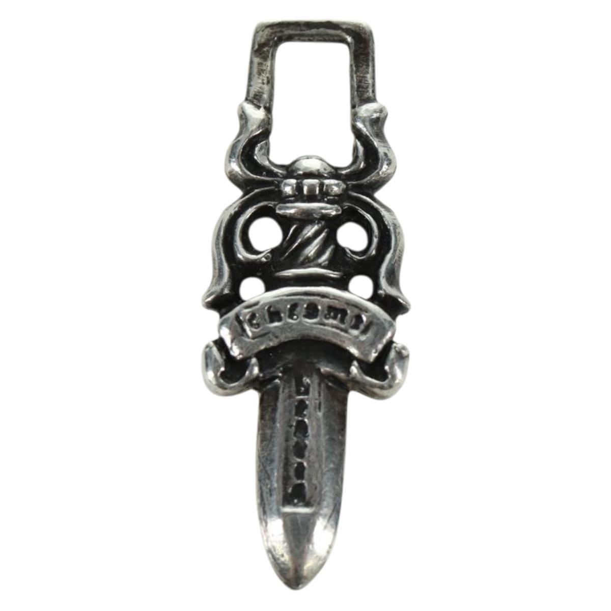 Chrome Hearts Dagger Pendant Top Ag925 Silver Auth AMZ117SM