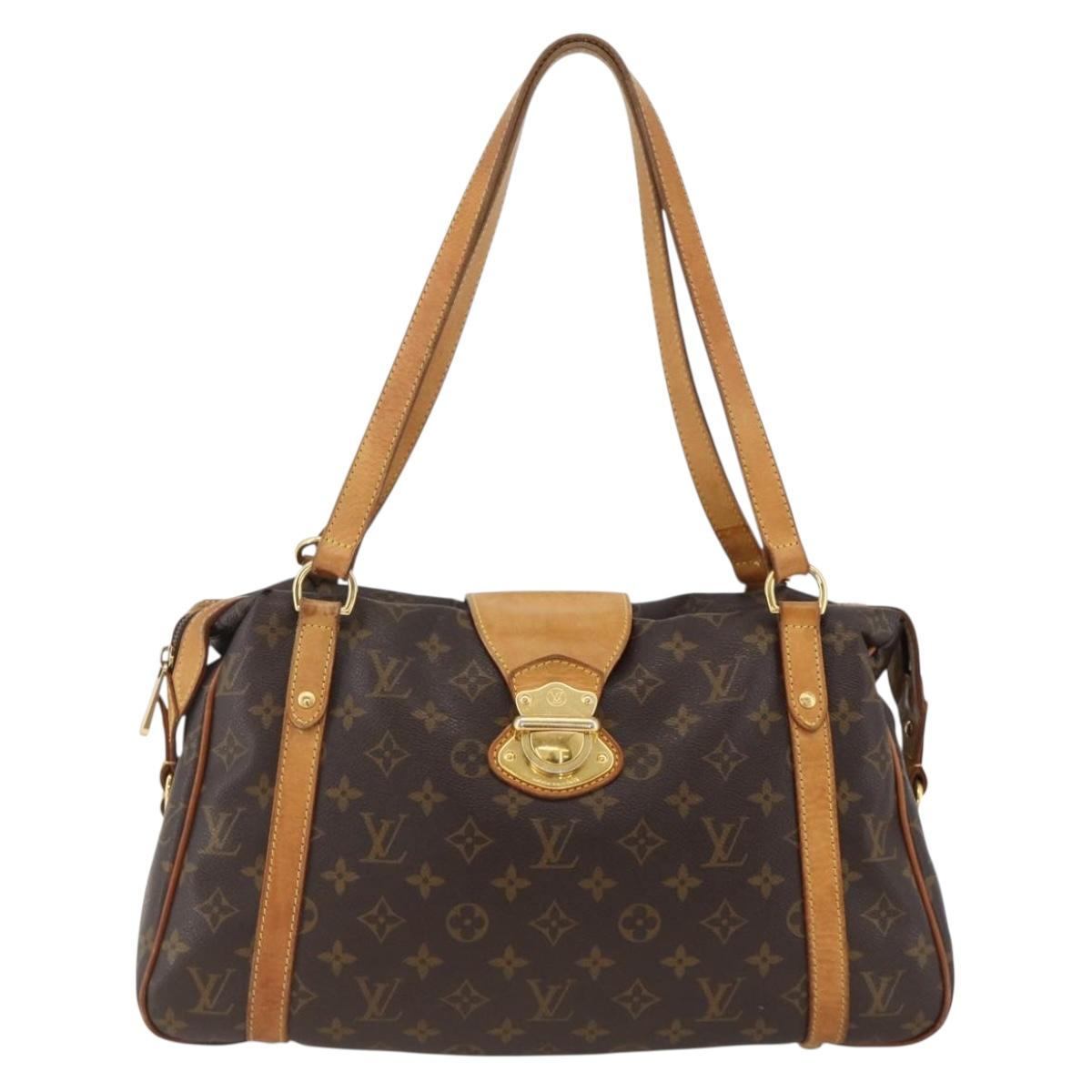LOUIS VUITTON Monogram Stresa PM Tote Bag N42220 LV Auth AMZ119