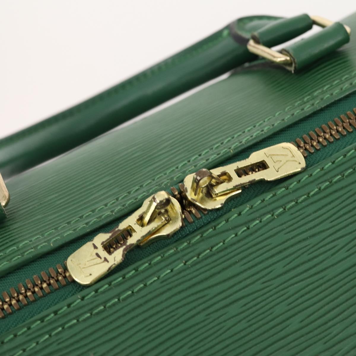 LOUIS VUITTON Epi Keepall 55 Boston Bag Green M42954 LV Auth AMZ128