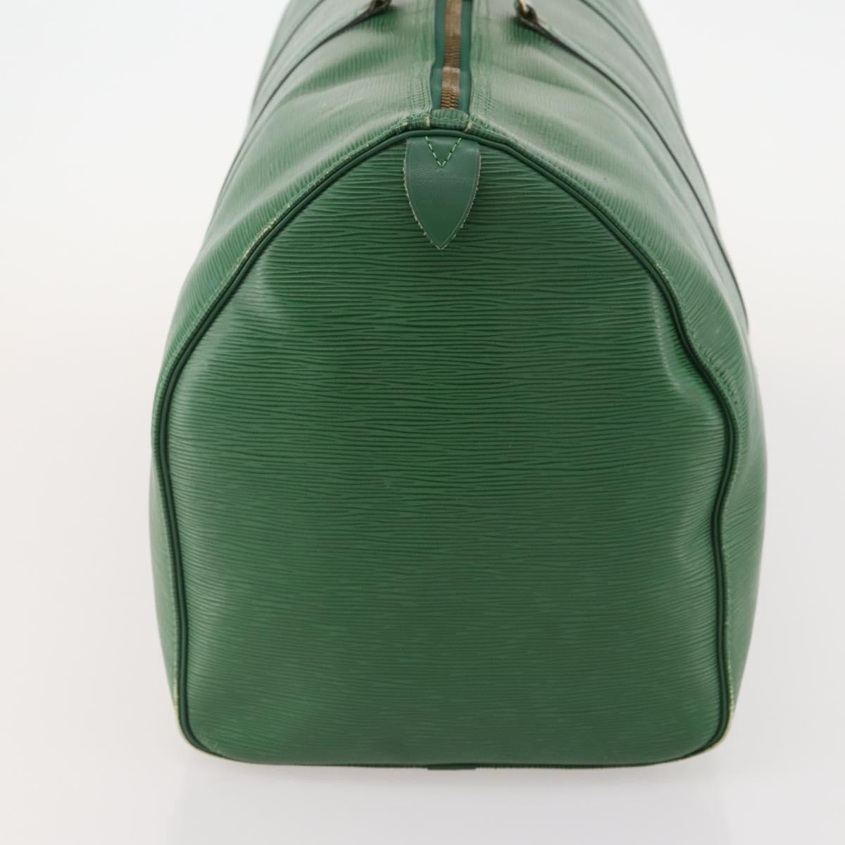 LOUIS VUITTON Epi Keepall 55 Boston Bag Green M42954 LV Auth AMZ128