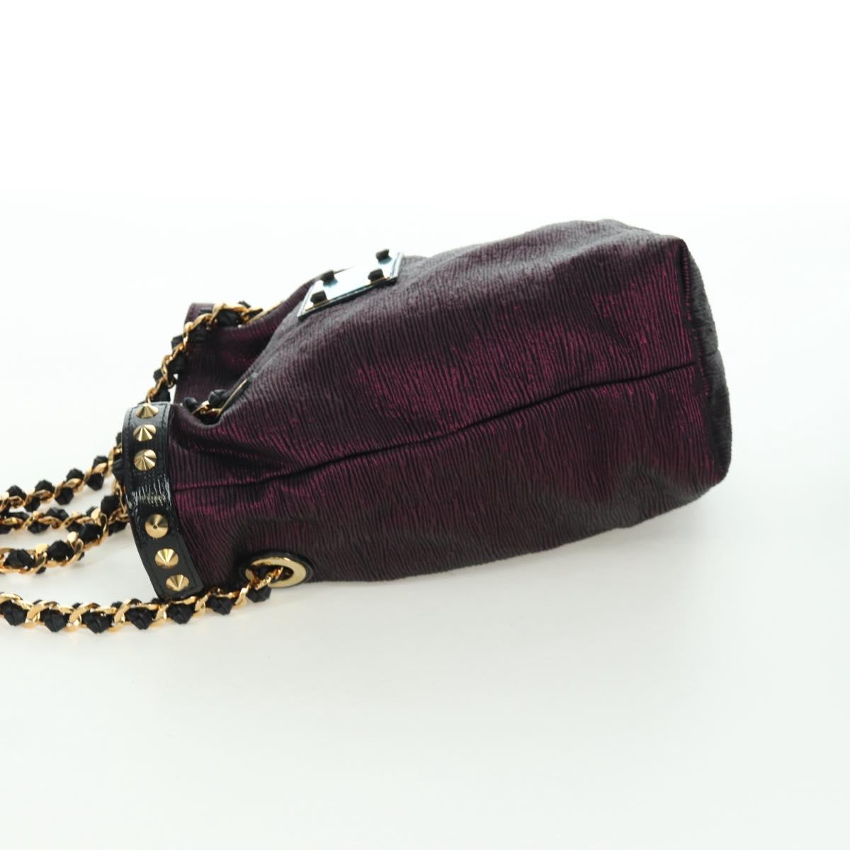 LOUIS VUITTON Monogram Noe Hiver Hand Bag Red WS7365 LV Auth AMZ134SM