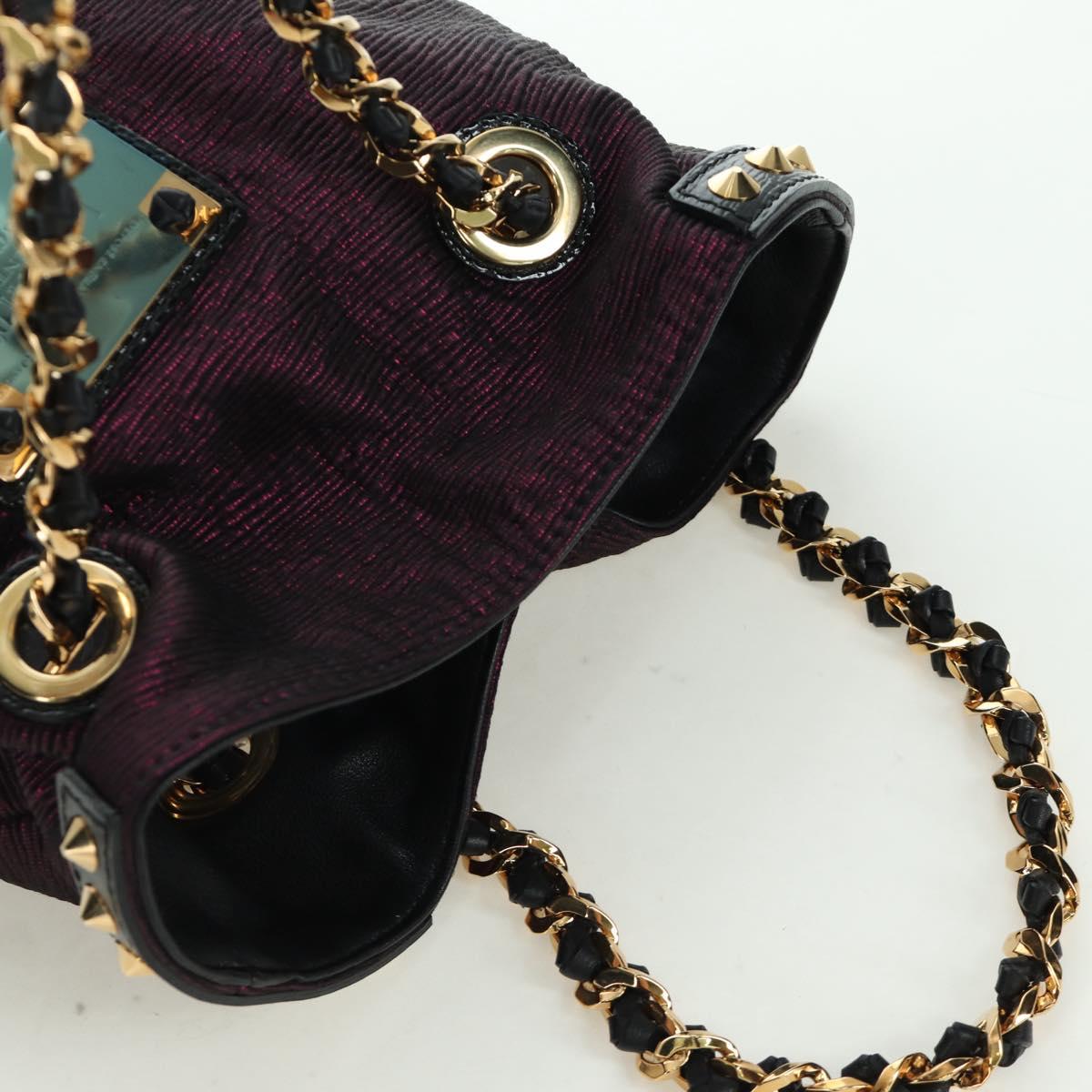 LOUIS VUITTON Monogram Noe Hiver Hand Bag Red WS7365 LV Auth AMZ134SM