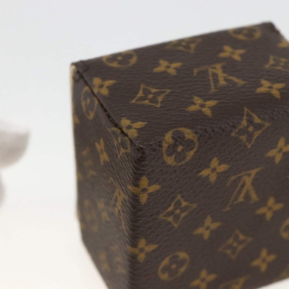 LOUIS VUITTON Monogram Jewelry case Jewelry Box LV Auth AMZ185A