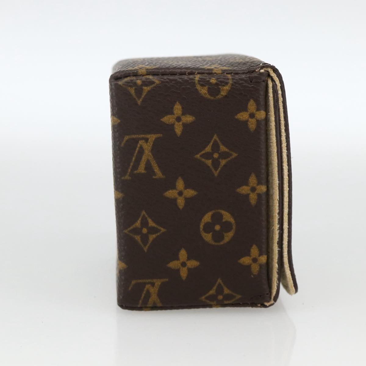 LOUIS VUITTON Monogram Jewelry case Jewelry Box LV Auth AMZ185A