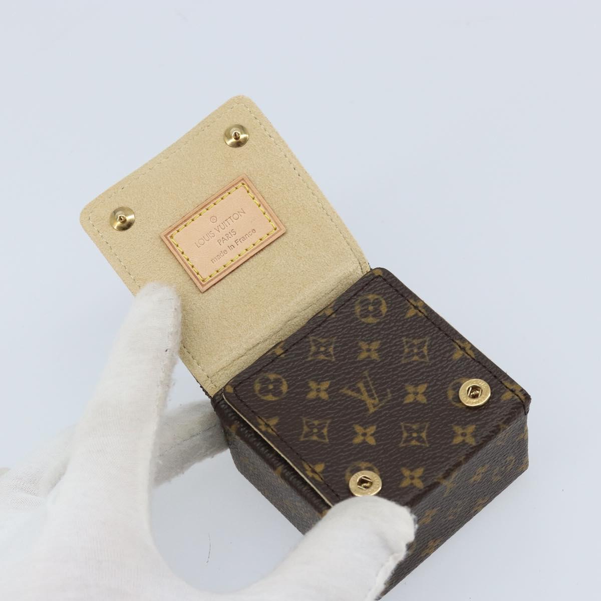 LOUIS VUITTON Monogram Jewelry case Jewelry Box LV Auth AMZ186A
