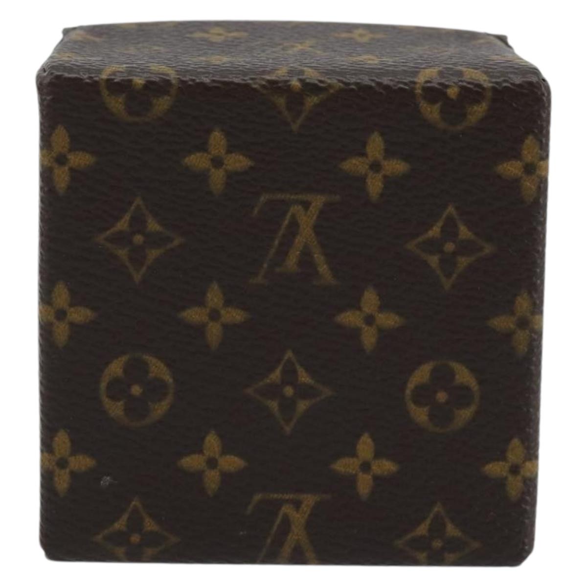 LOUIS VUITTON Monogram Jewelry case Jewelry Box LV Auth AMZ186A
