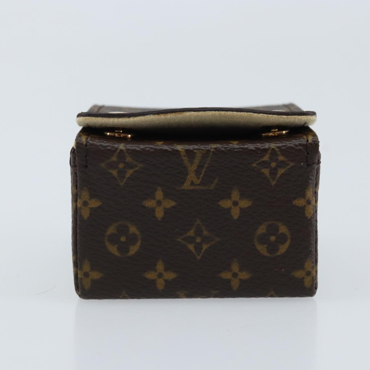 LOUIS VUITTON Monogram Jewelry case Jewelry Box LV Auth AMZ186A