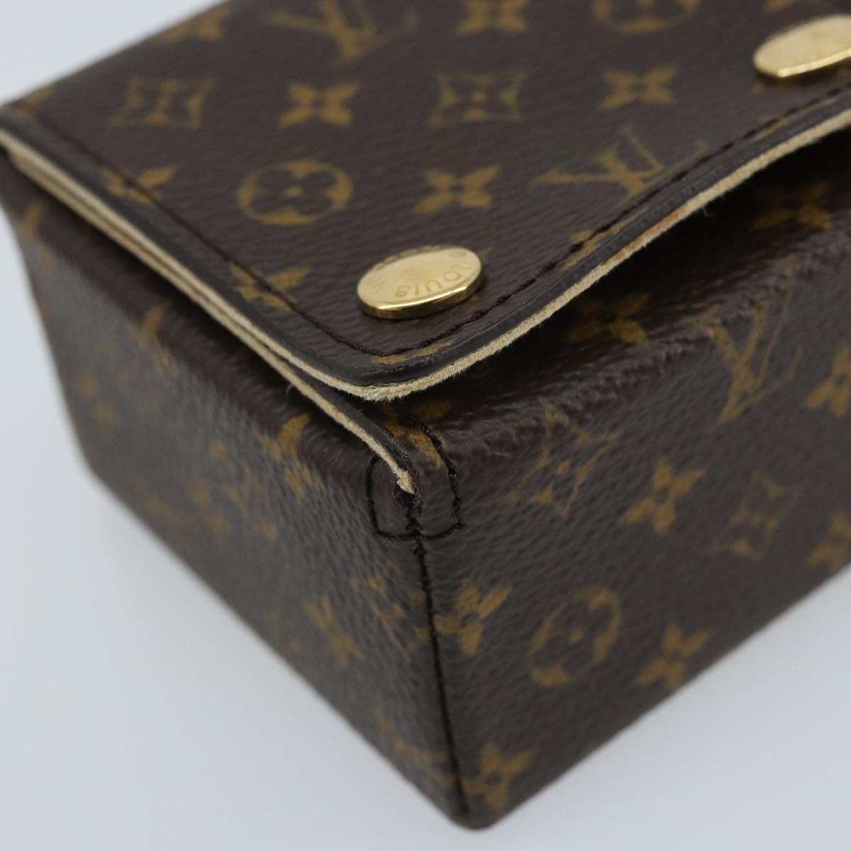 LOUIS VUITTON Monogram Jewelry case Jewelry Box LV Auth AMZ186A