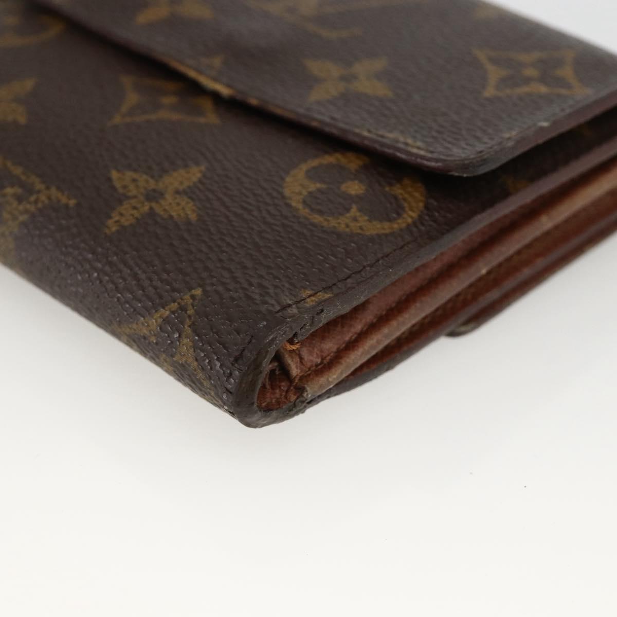 LOUIS VUITTON Monogram Porte Monnaie Bier Cartes Crdit M61652 LV Auth AMZ195A
