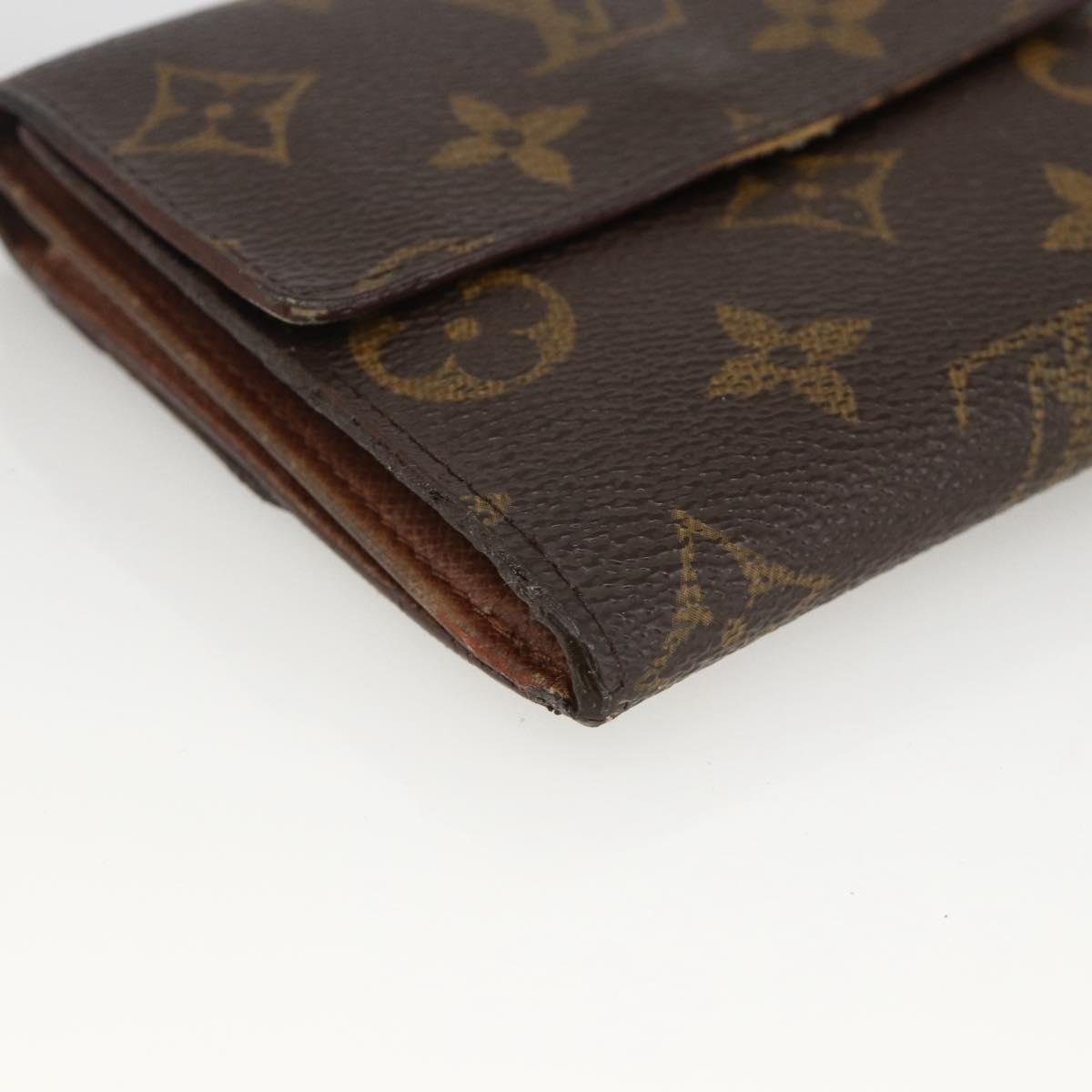 LOUIS VUITTON Monogram Porte Monnaie Bier Cartes Crdit M61652 LV Auth AMZ195A