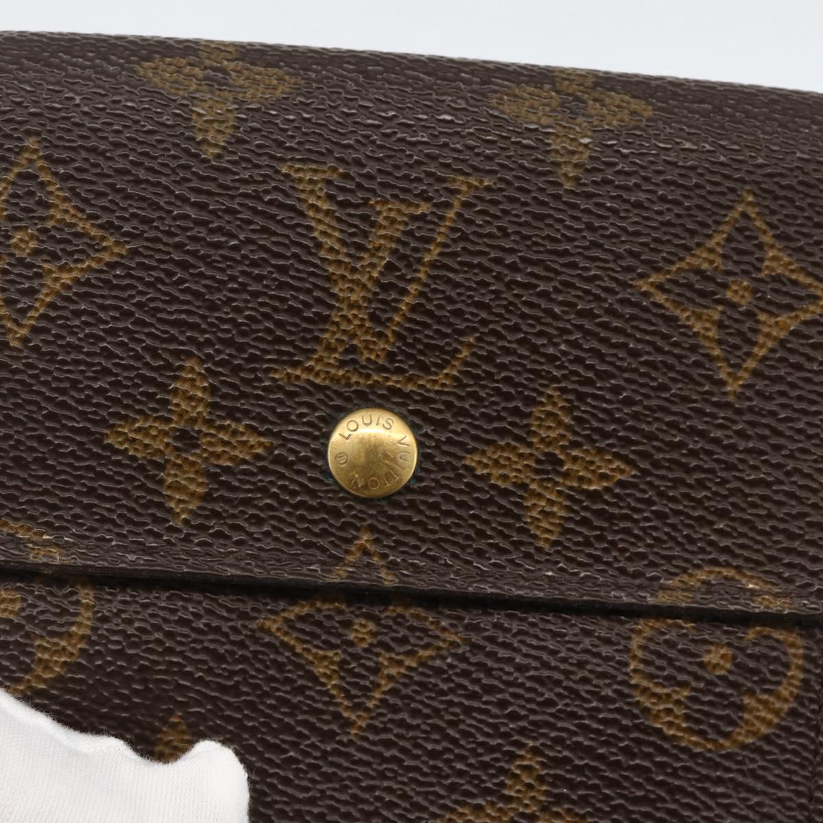 LOUIS VUITTON Monogram Porte Monnaie Bier Cartes Crdit M61652 LV Auth AMZ195A
