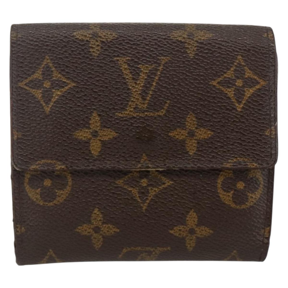 LOUIS VUITTON Monogram Porte Monnaie Bier Cartes Crdit M61652 LV Auth AMZ195A