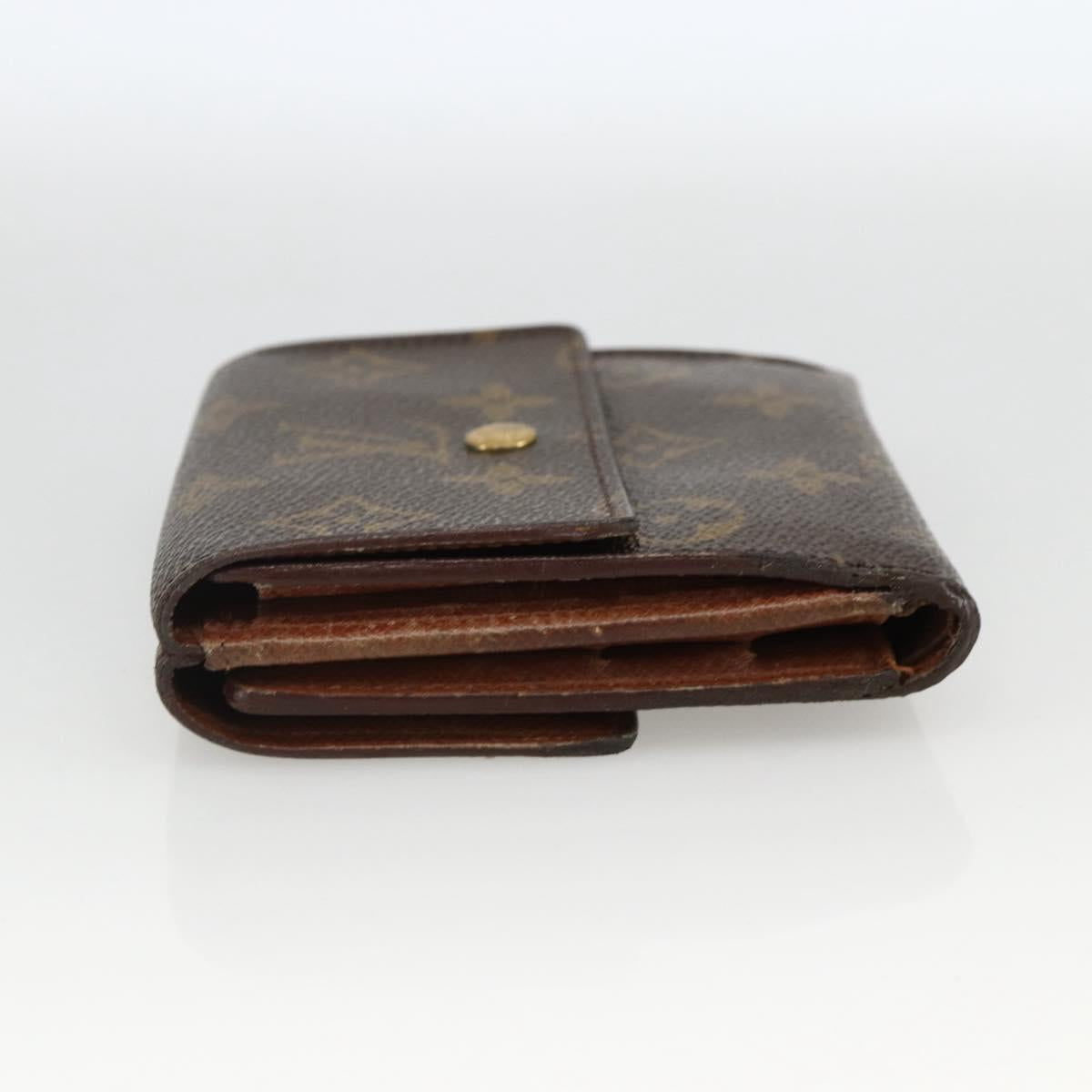 LOUIS VUITTON Monogram Porte Monnaie Bier Cartes Crdit M61652 LV Auth AMZ195A