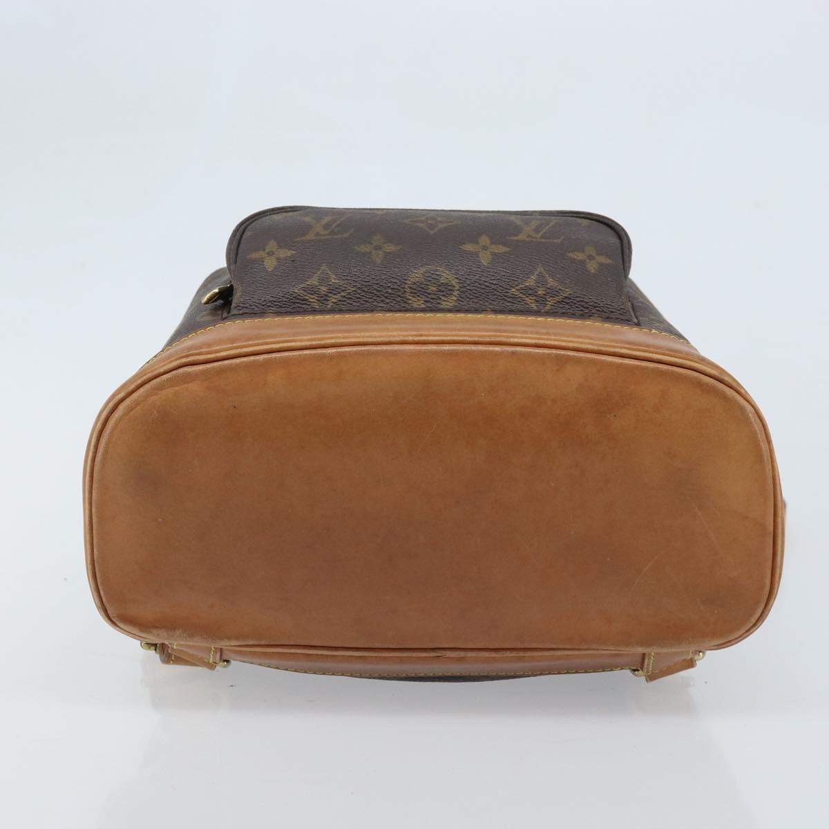 LOUIS VUITTON Monogram Montsouris MM Backpack M51136 LV Auth AMZ303A