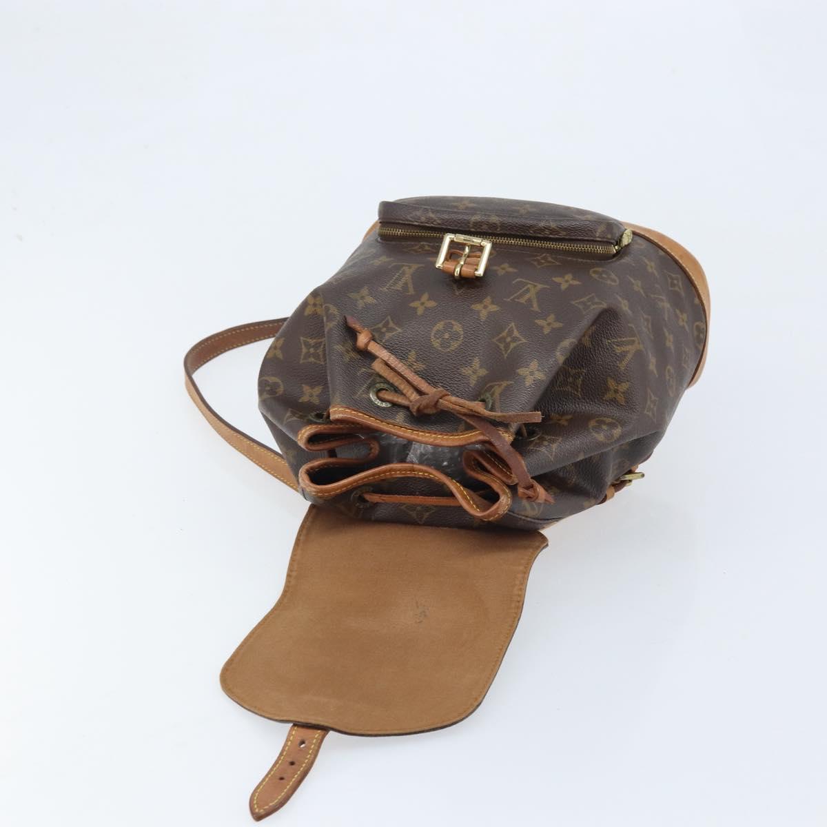 LOUIS VUITTON Monogram Montsouris MM Backpack M51136 LV Auth AMZ303A