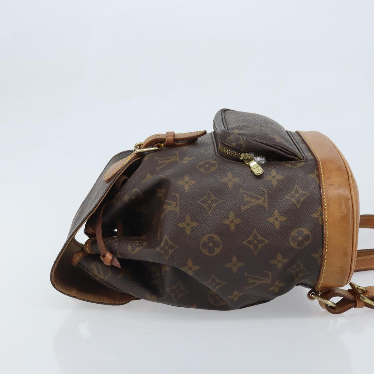 LOUIS VUITTON Monogram Montsouris MM Backpack M51136 LV Auth AMZ303A