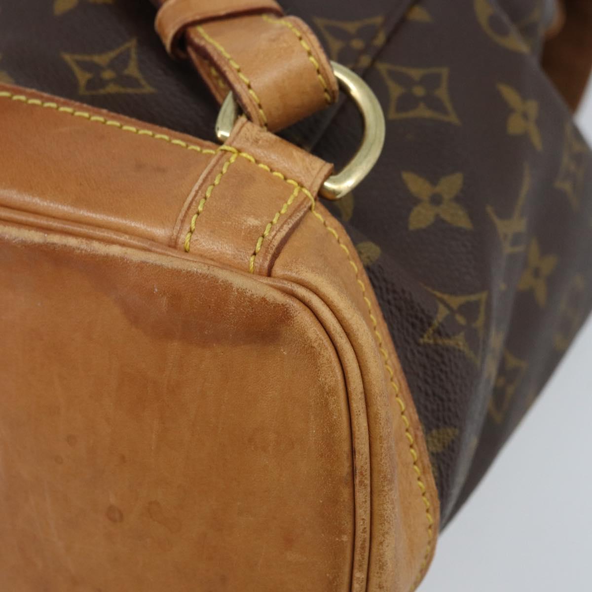 LOUIS VUITTON Monogram Montsouris MM Backpack M51136 LV Auth AMZ304