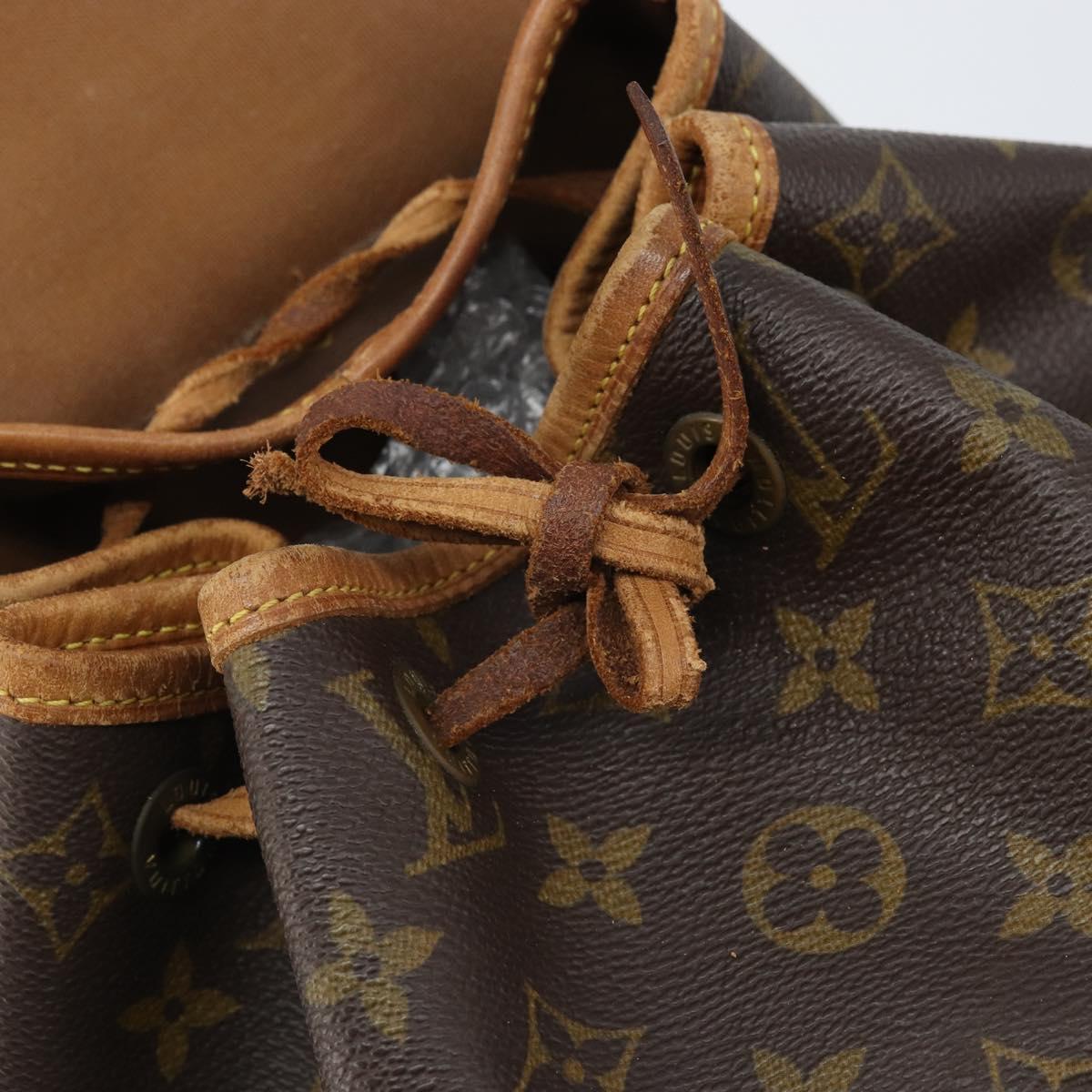 LOUIS VUITTON Monogram Montsouris MM Backpack M51136 LV Auth AMZ304