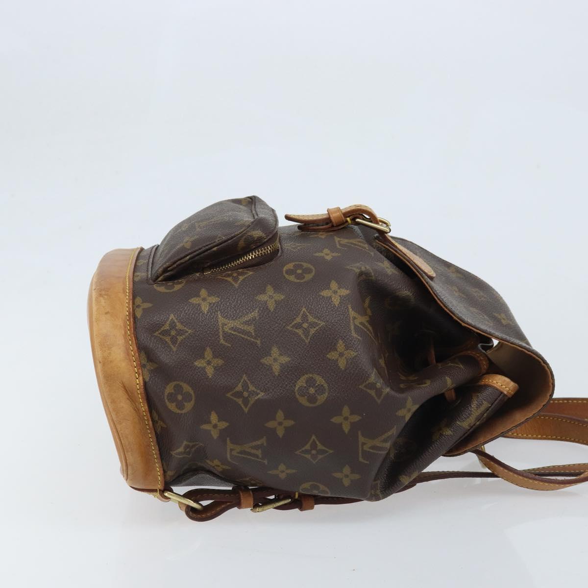 LOUIS VUITTON Monogram Montsouris MM Backpack M51136 LV Auth AMZ304
