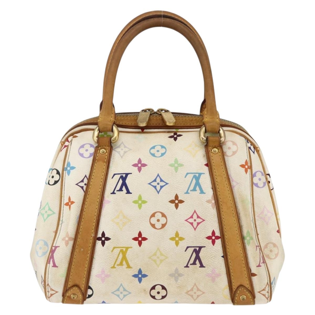 LOUIS VUITTON Monogram Multicolor Priscilla Hand Bag White M40096 LV Auth AMZ313A