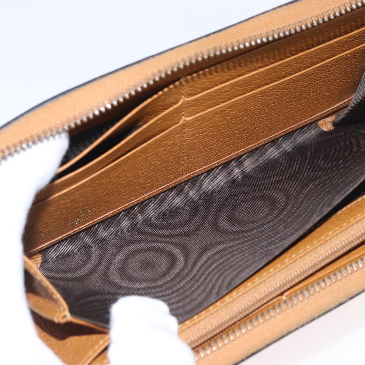 GUCCI Micro GG Supreme GUCCIxDisney Long Wallet PVC Beige 602532 Auth AMZ319M