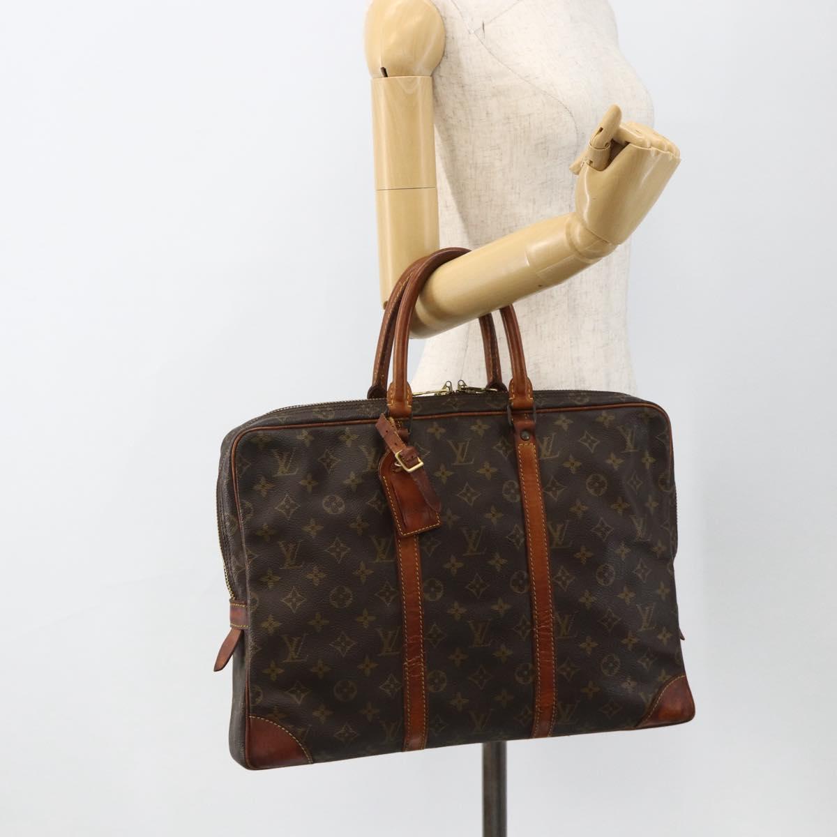 LOUIS VUITTON Monogram Porte Documents Voyage Business Bag M53361 LV Auth AMZ325