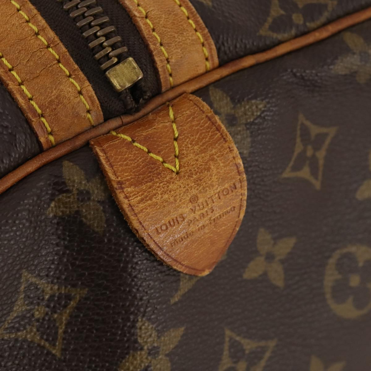 LOUIS VUITTON Monogram Sac Souple 55 Boston Bag M41622 LV Auth AMZ328