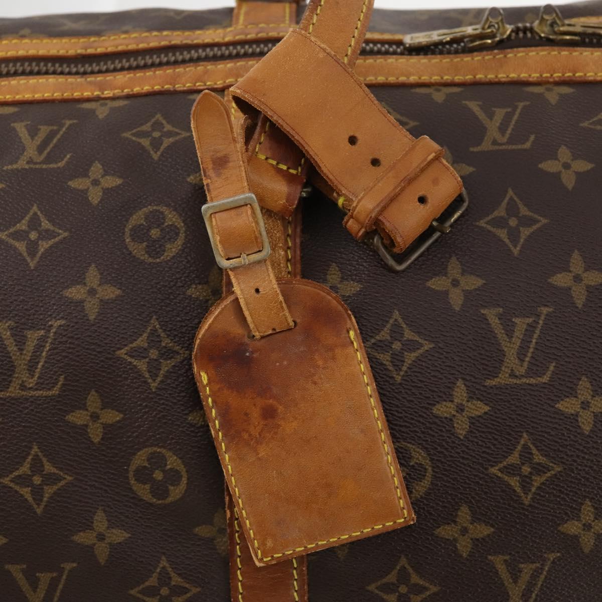 LOUIS VUITTON Monogram Sac Souple 55 Boston Bag M41622 LV Auth AMZ328