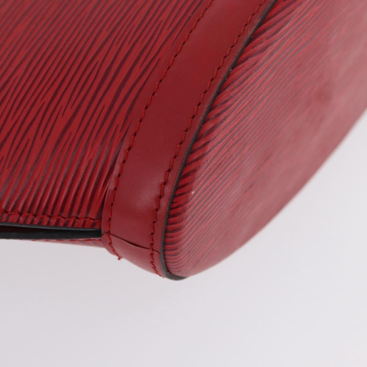 LOUIS VUITTON Epi Saint Jacques Shoulder Bag Red M52277 LV Auth AMZ330