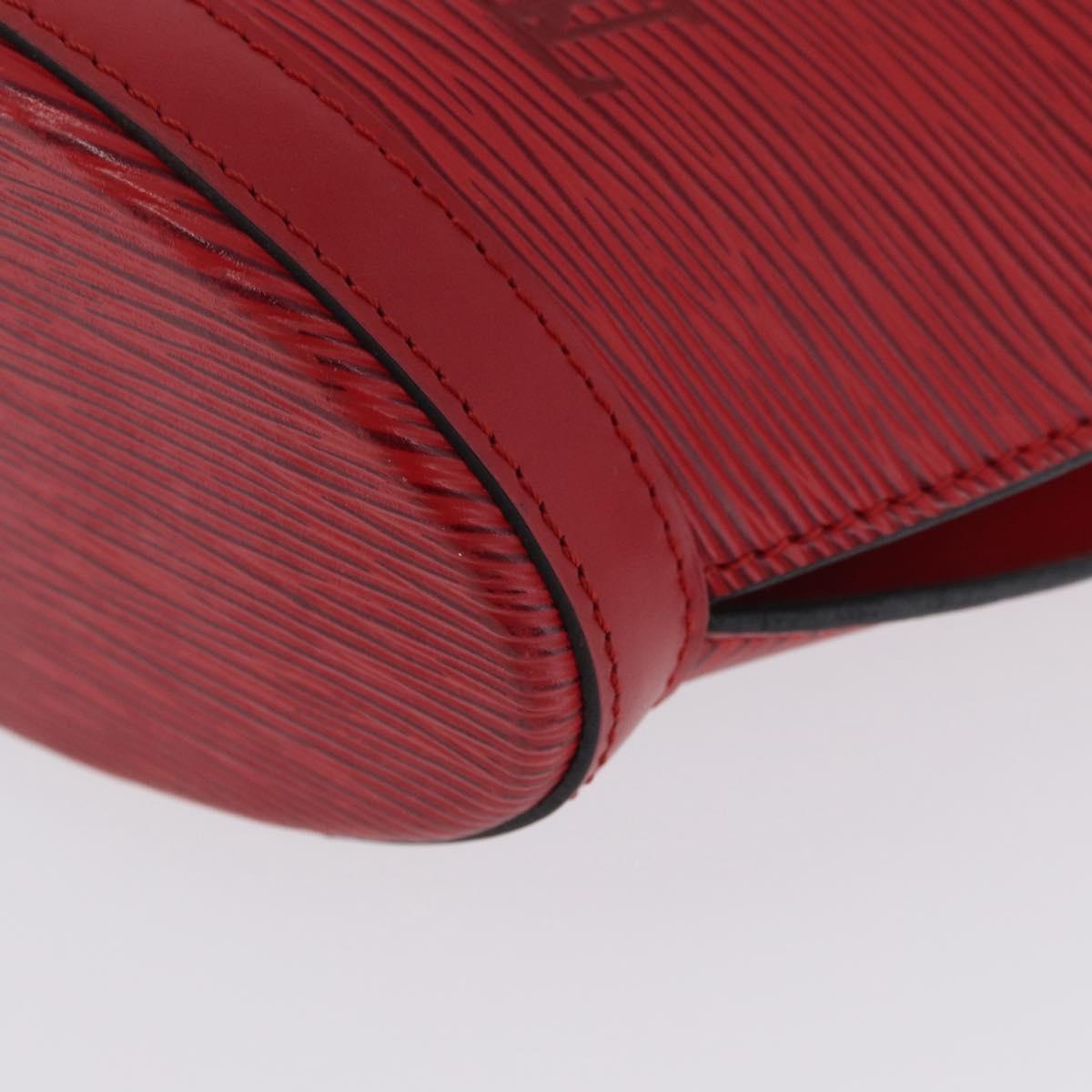LOUIS VUITTON Epi Saint Jacques Shoulder Bag Red M52277 LV Auth AMZ330