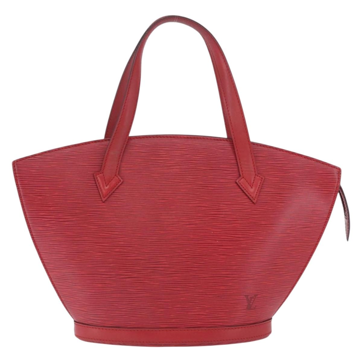 LOUIS VUITTON Epi Saint Jacques Shoulder Bag Red M52277 LV Auth AMZ330