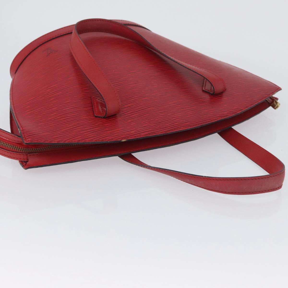 LOUIS VUITTON Epi Saint Jacques Shoulder Bag Red M52277 LV Auth AMZ330