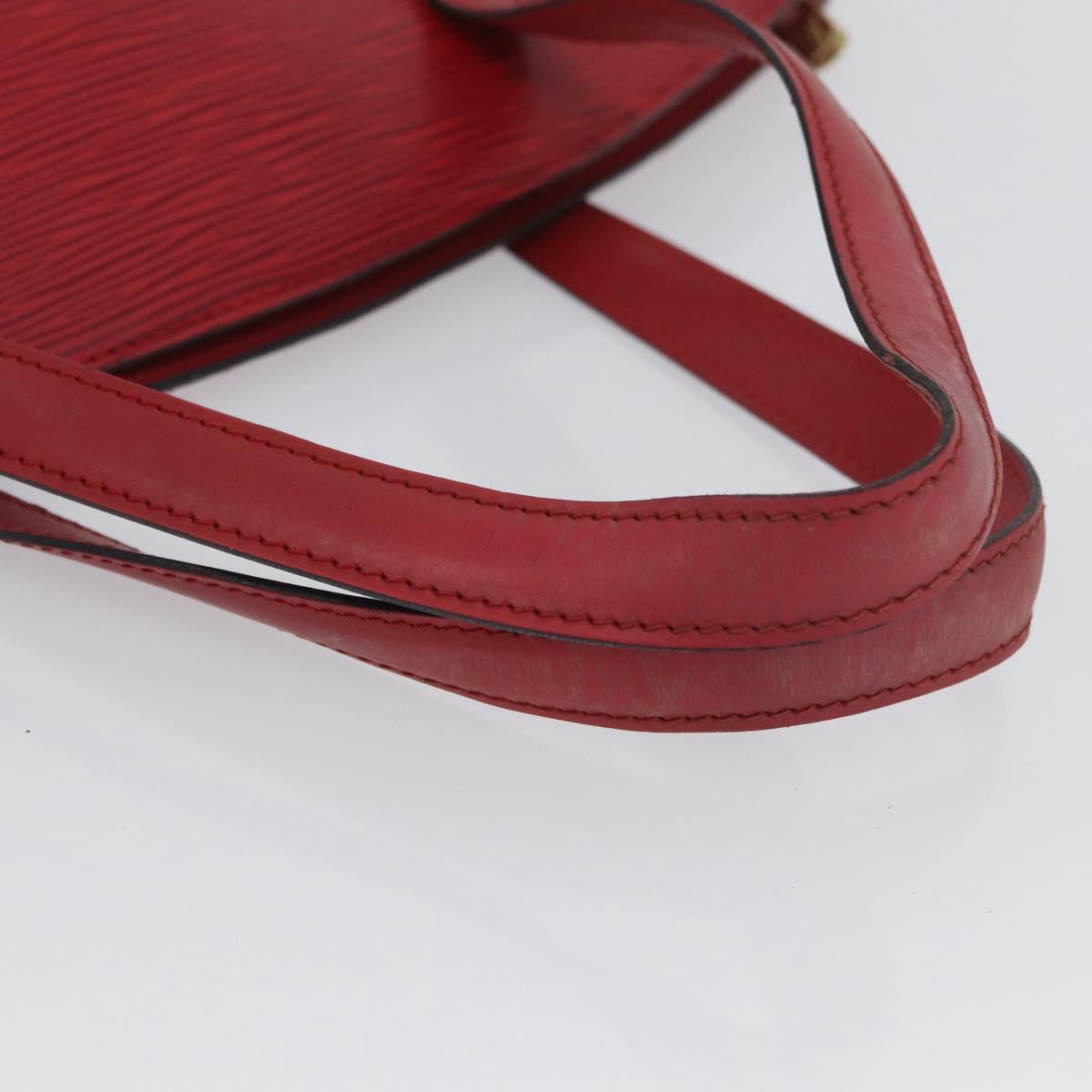 LOUIS VUITTON Epi Saint Jacques Shoulder Bag Red M52277 LV Auth AMZ330