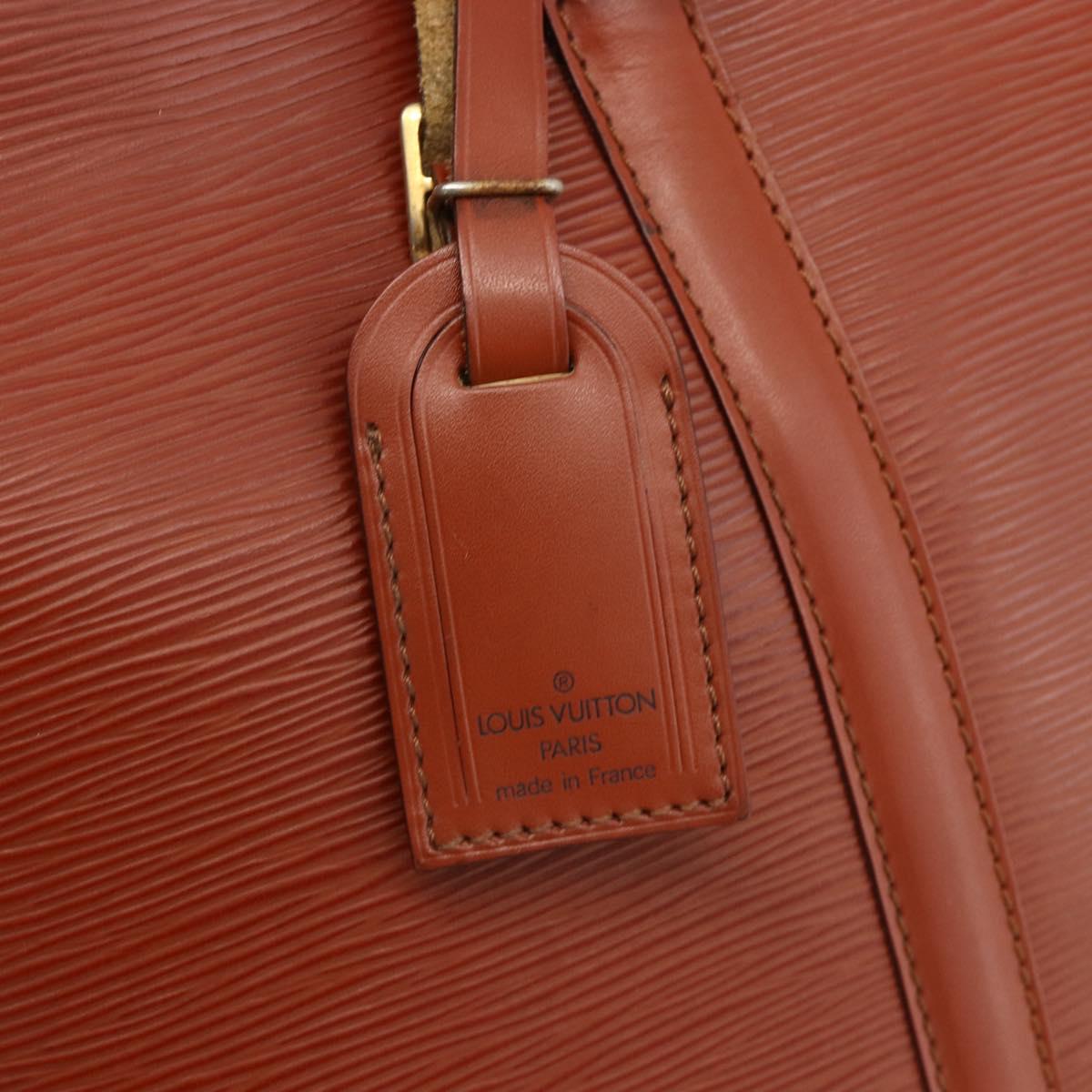 LOUIS VUITTON Epi Porte Documents Voyage Business Bag Brown M54478 Auth AMZ331