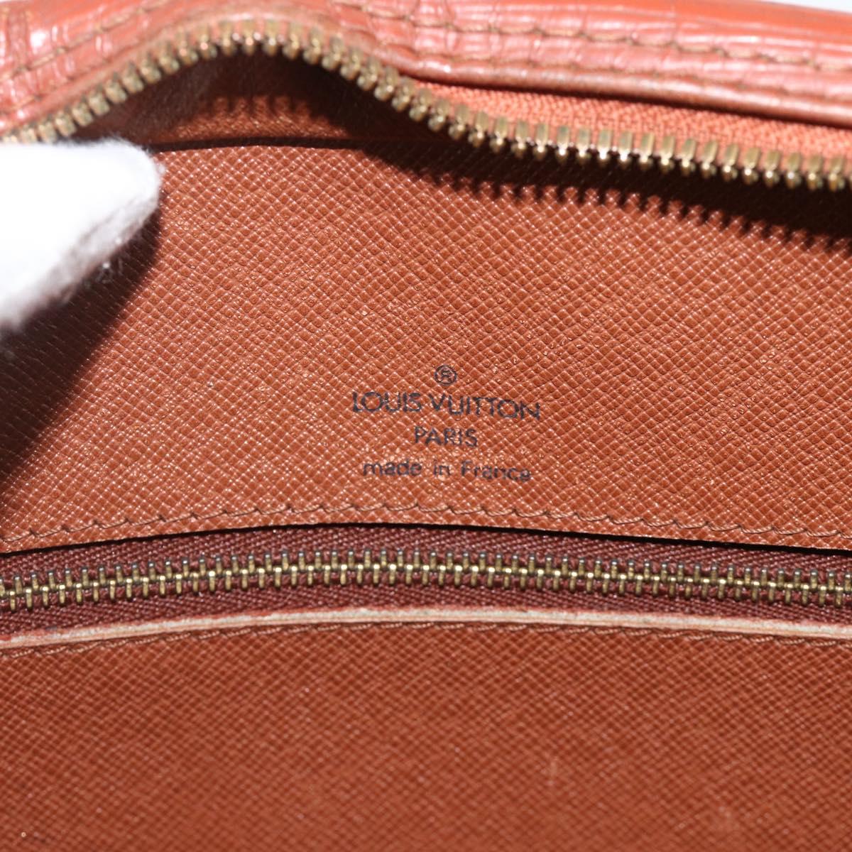 LOUIS VUITTON Epi Porte Documents Voyage Business Bag Brown M54478 Auth AMZ331