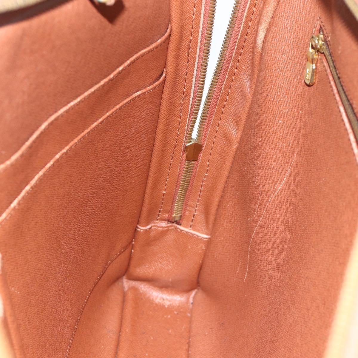 LOUIS VUITTON Epi Porte Documents Voyage Business Bag Brown M54478 Auth AMZ331