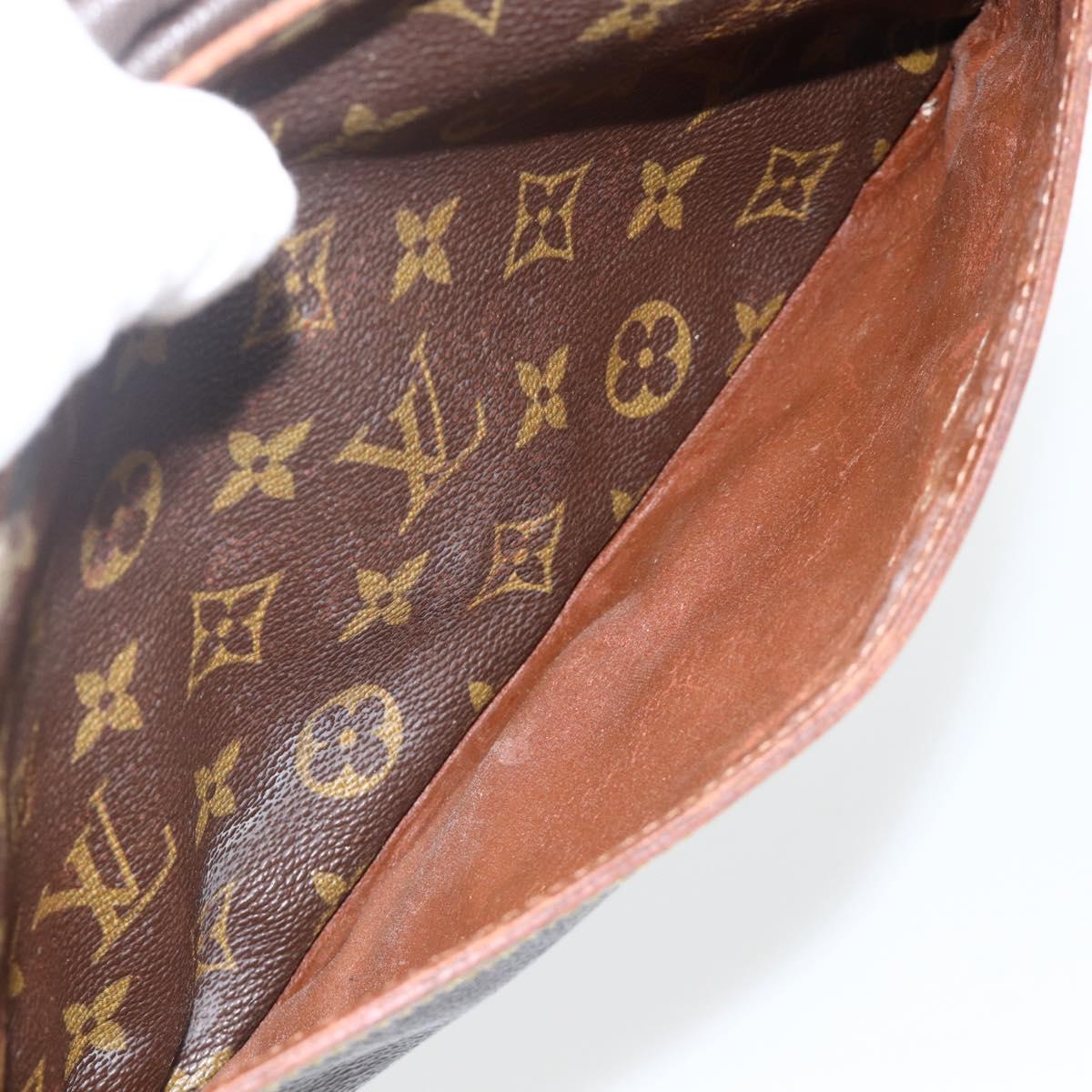 LOUIS VUITTON Monogram Compiegne 28 Clutch Bag M51845 LV Auth AMZ346